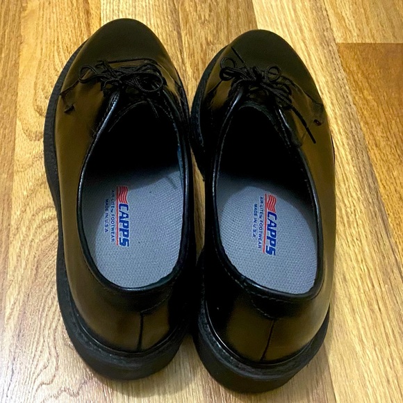 VINTAGE OXFORD PLATFORM BLACK LEATHER - Picture 3 of 3